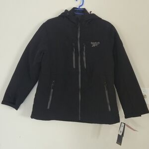 Reebok XL NWT Black 3-in-1 Systems Jacket Softshell & Puffer Liner Hooded